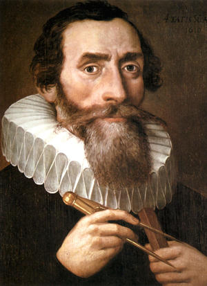 alt: Významný průkopník moderní astronomie Jan Kepler působil v letech 1600–1612 v Praze na dvoře císaře Rudolfa II. Zdroj Wikimedia Commons, volné dílo / Public Domain.