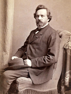 alt: Nizozemský lékař Frans Cornelis Donders (1818–1889), který mimo jiné zkoumal „mušky“ v oku. Zdroj Wikimedia Commons, autor Alexander Seitz, úpravy Jan Kolář, volné dílo / Public Domain.