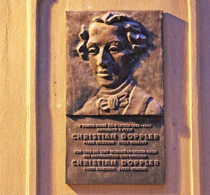 alt: Část života strávil v Praze také fyzik Christian Doppler.